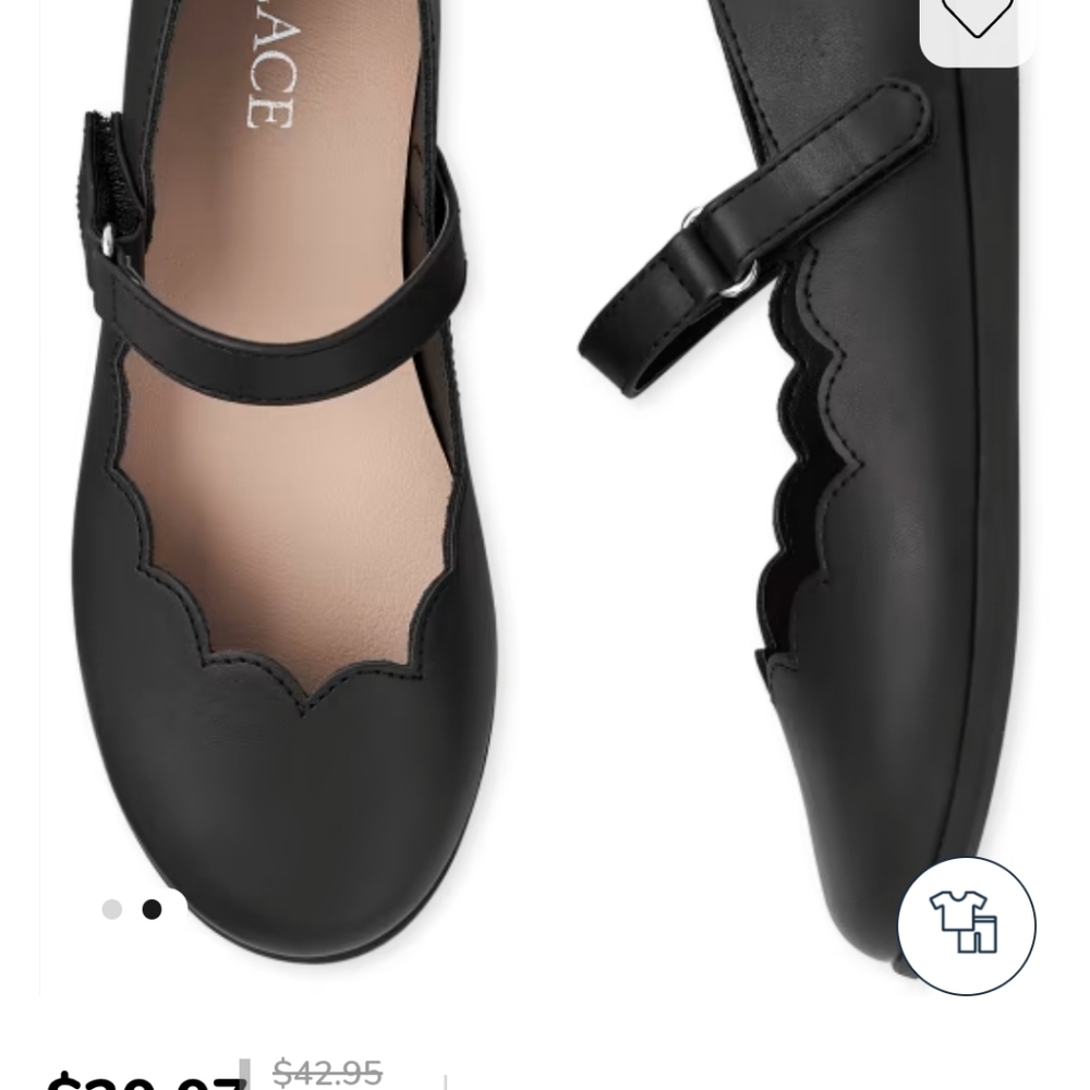 New Black Velcro Shoes for Kids